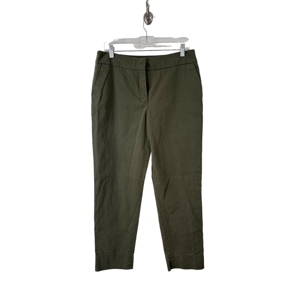 Sezane Womens Chino Straight Leg Tapered Pants Size 40 US 8 Pockets Cotton